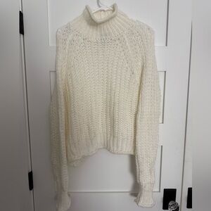 Wooden Ships Cream Cowl Neck Sweater NWOT (Never Worn)